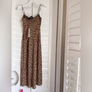 Realisation Par Floral Red and Green Dress